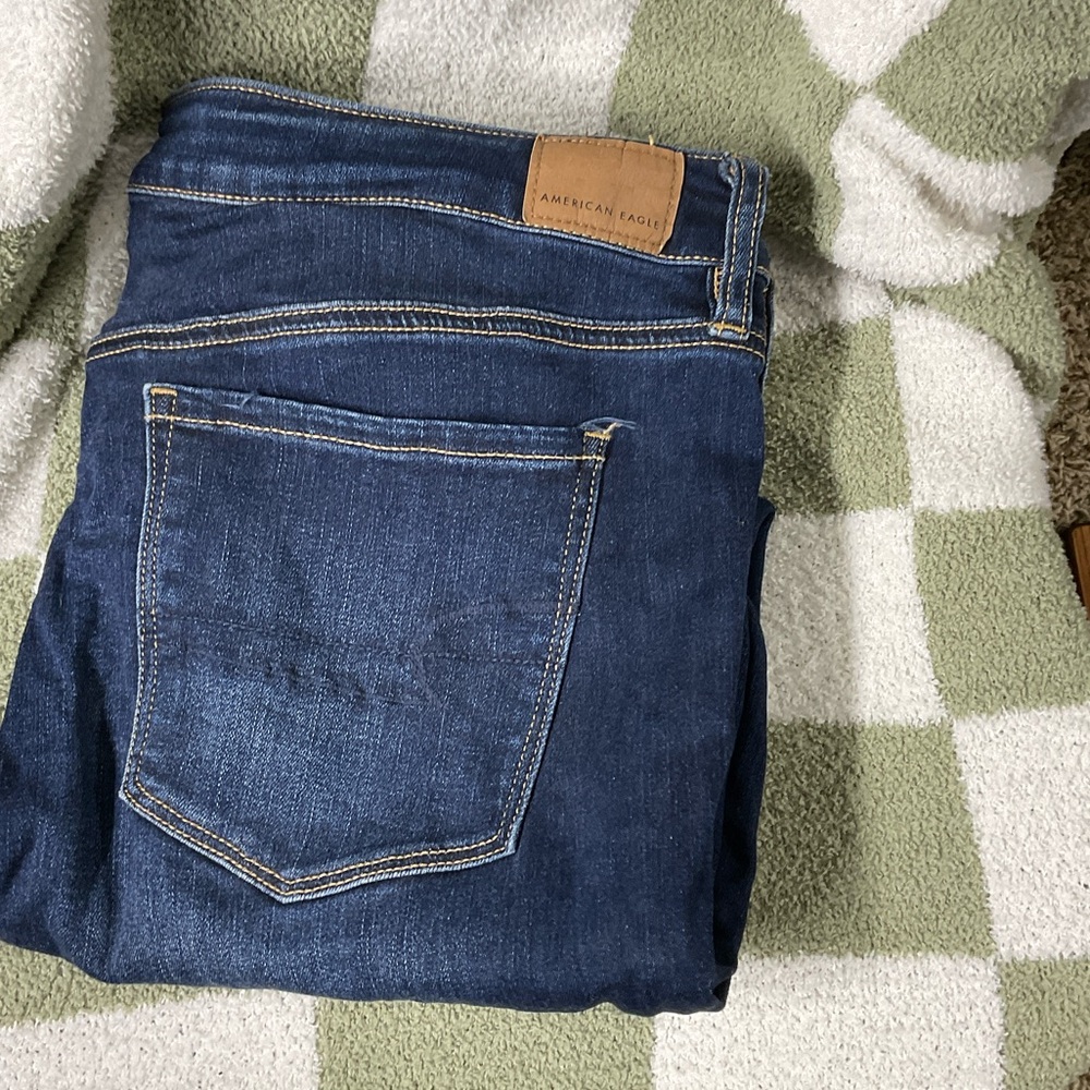 American Eagle Outfitters Dark Blue Skinny Jeans